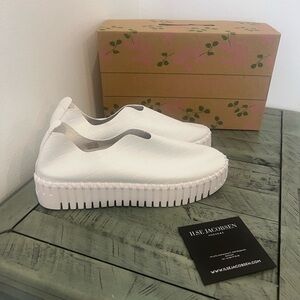 Ilse Jacobsen Women's White Platform Sneakers